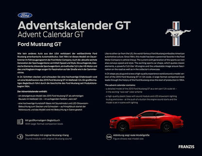 Ford Mustang Advent Calender 1:24